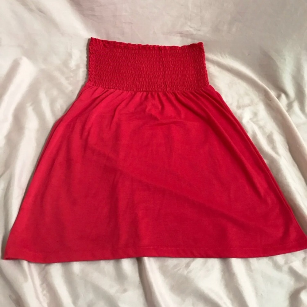 Red Mini Skirt Cute
